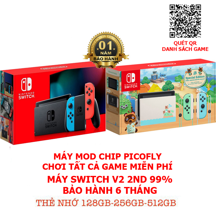 Nintendo switch V2 2ND picofly qr HACK